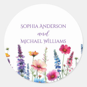 Symphonie fleur sauvage - Stickers Mariage