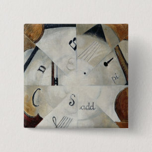 Symphony, 1915 2 inch square button