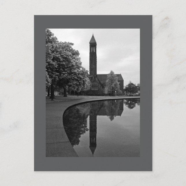Symphony Circle Black&White 200 Years Postcard (Front)