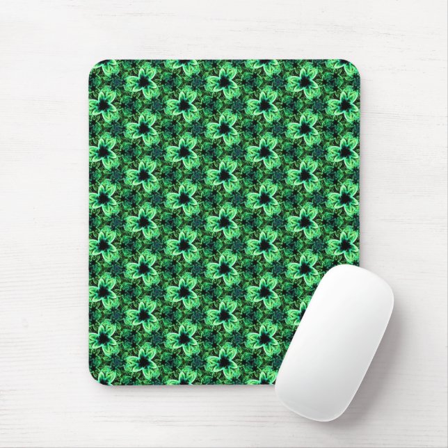 Symphony in Green  Mouse Pad (With Mouse)