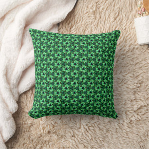 Symphony in Green Throw Pillow