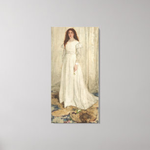 Symphony in White, No. 1: The White Girl Canvas Print