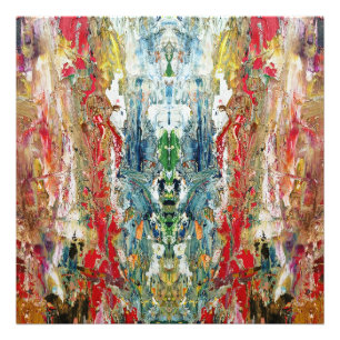 Symphony of Chaos – Abstract Real Artist’s Palette Photo Print