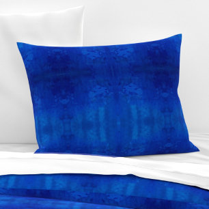 Symphony of deep blue shades L-size pattern Pillowcase