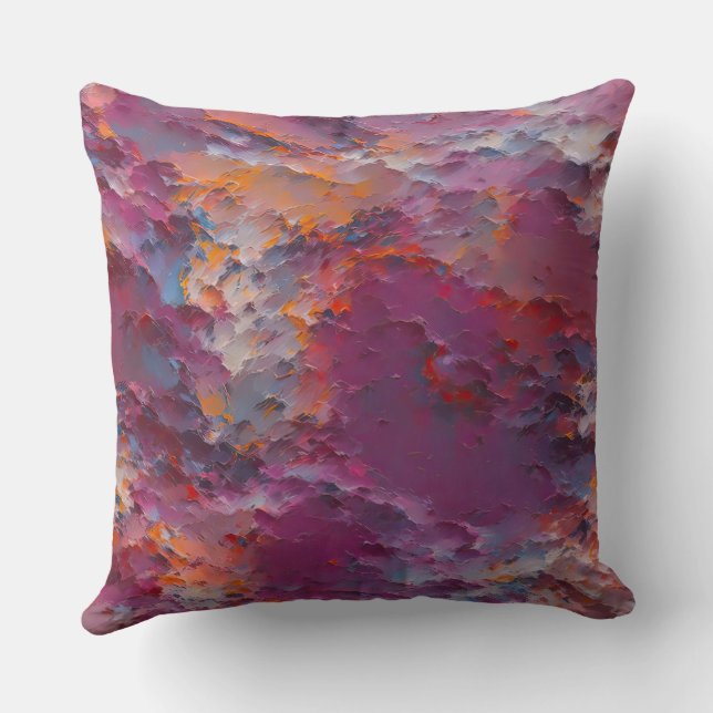 Symphony of Joy Throw Pillow (Back)