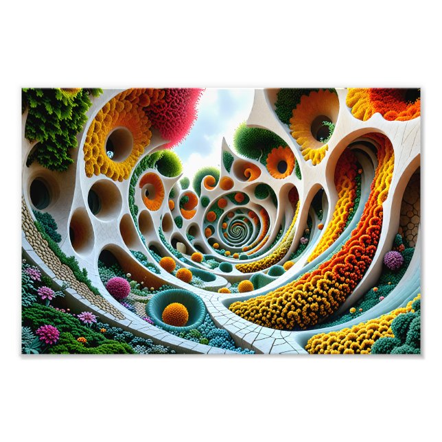 Symphony of Shapes and Colours Photo Print (Front)