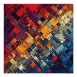 Symphony of Shapes and Colours Poster