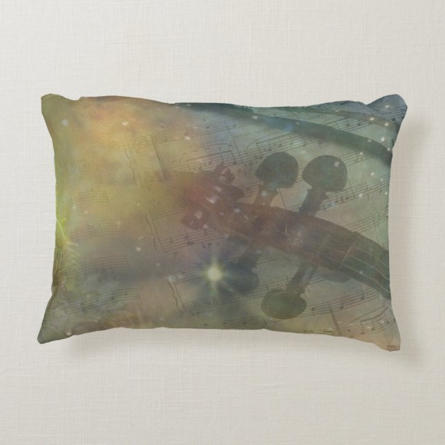 Symphony of Stars Decorative Pillow (Back)