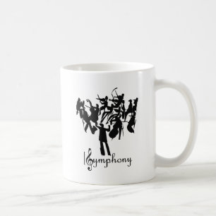 SYMPHONY orchestra  in a stylized design Coffee Mug