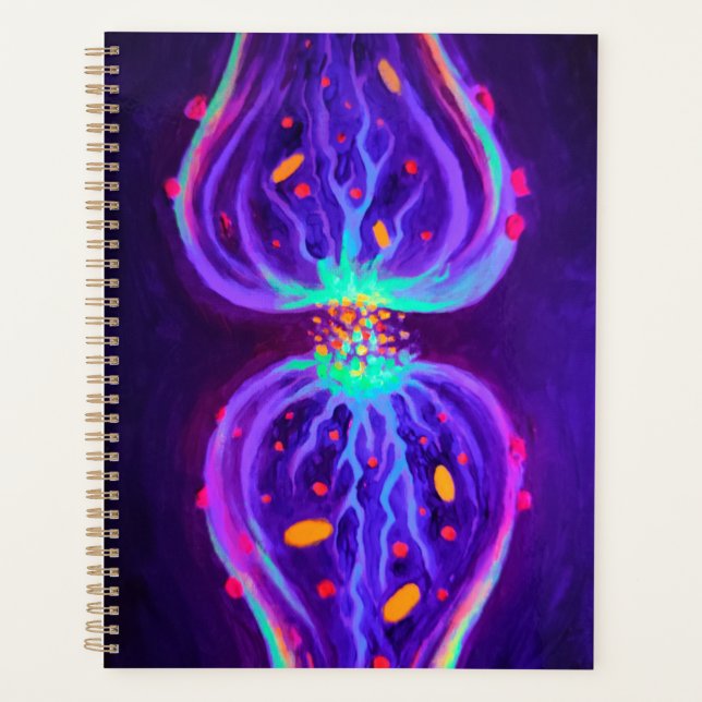 Synapse avec les neurotransmetteurs (Devant)