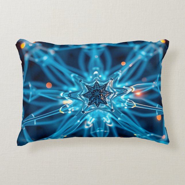 Synaptic Star Accent Pillow (Front)