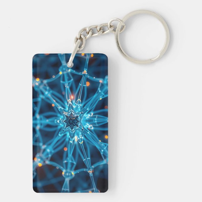 Synaptic Star Keychain (Back)