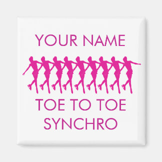 SYNCHRO FIGURE PATINAGE MAGNET