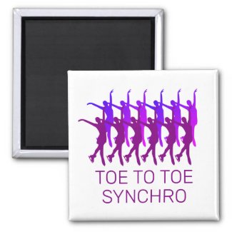 Synchro Figure Skating Giftware Magnet