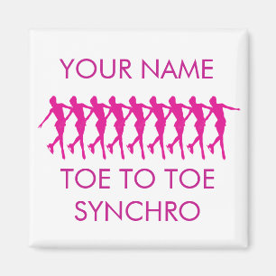 SYNCHRO FIGURE SKATING MAGNET