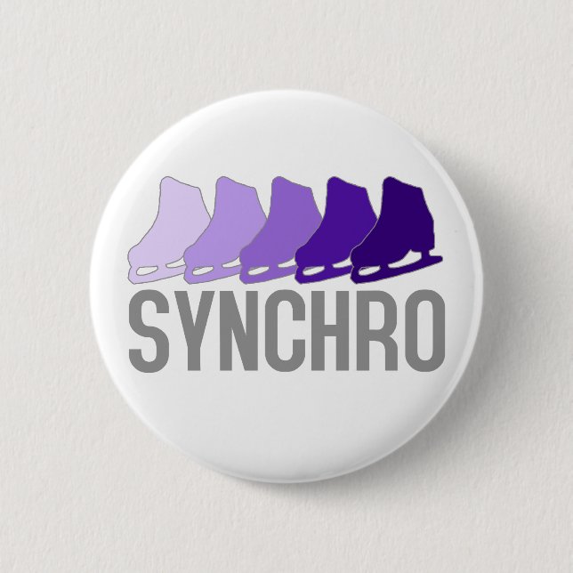 Synchro Skates 2 Inch Round Button (Front)