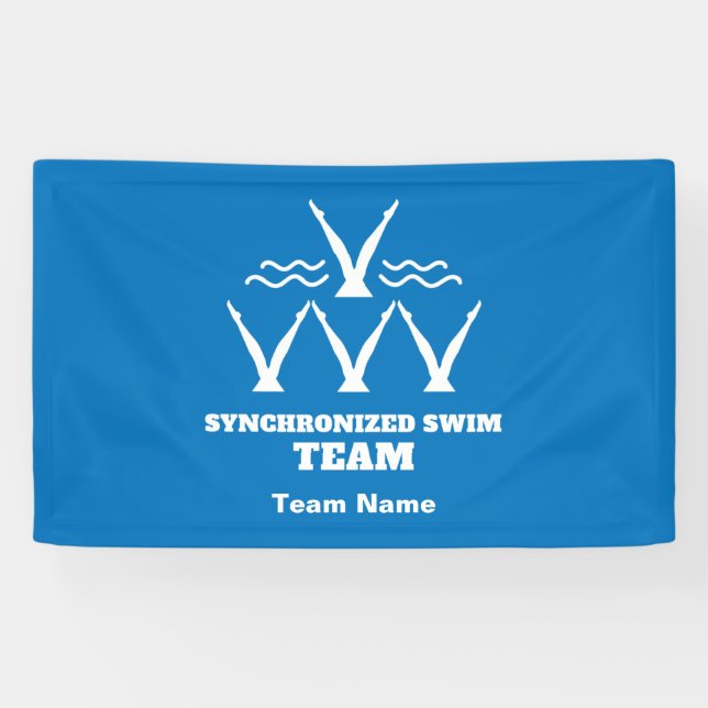 Synchronised Swimming Team Banner (Horizontal)