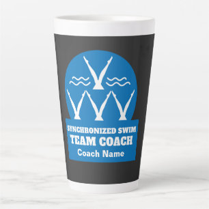 Synchronised Swimming Team Latte Mug
