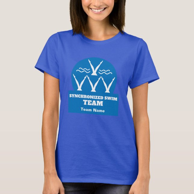 Synchronised Swimming Team T-Shirt (Front)