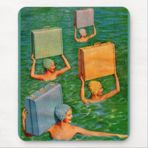 synchronized sea travel mouse pad