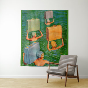 synchronized sea travel tapestry