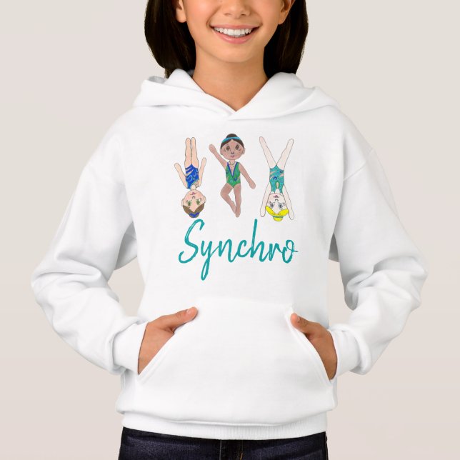 Synchronized Swimmer Girls Swim Team Synchro (Front)