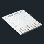 Synchronized Swimmer Pool Synchro Swimming Girls Notepad<br><div class="desc">Design features an original marker illustration of a row of synchro swimmers. Ideal for your favourite synchronized swimmer or coach. This synchronised swimmer design is also available on other products. Don't see what you're looking for? Need help with customization? Contact Rebecca to have something designed just for you.</div>
