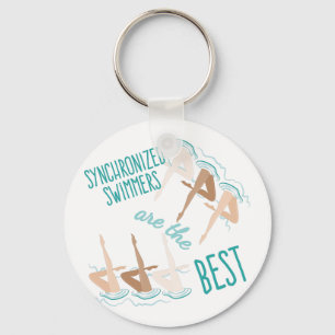 Synchronized Swimmers Keychain