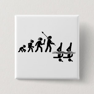 Synchronized Swimming 2 Inch Square Button