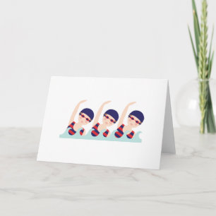 Synchronized Swimming Card