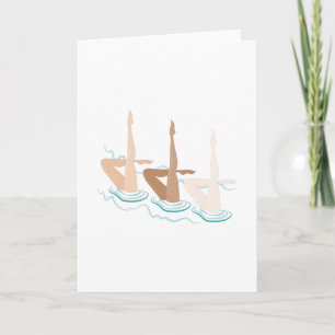 Synchronized Swimming Card