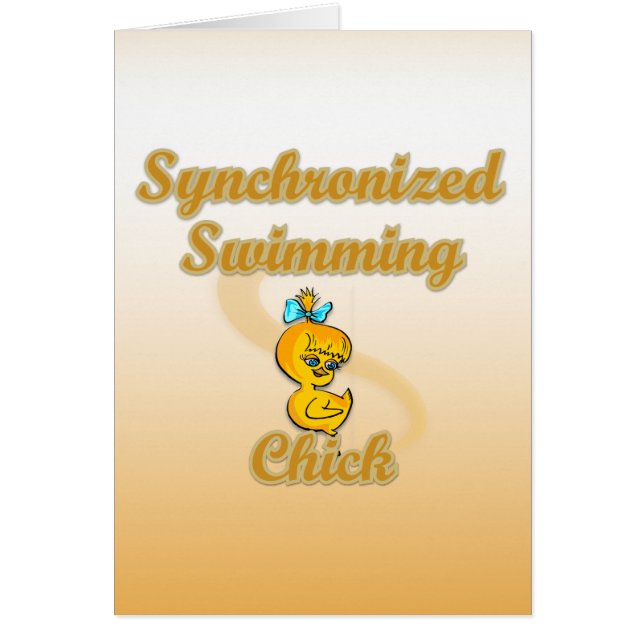 Synchronized Swimming Chick (Front)