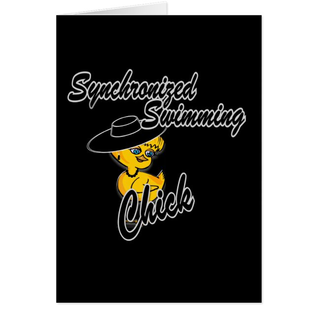 Synchronized Swimming Chick #4 (Front)