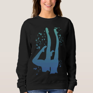 Synchronized Swimming Colorsplash Team Artistic Sw Sweatshirt