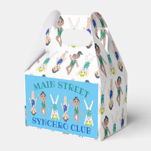 Synchronized Swimming Swim Team Pool Coach Club Favor Box