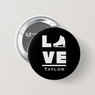 Synchronous Love And Live Figure Skating 2 Inch Round Button