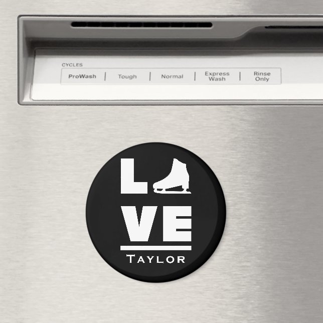 Synchronous Love And Live Figure Skating Magnet (In Situ (Dishwasher))