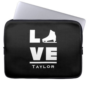 Synchronous Love And Live Figure Skating Name Text Laptop Sleeve