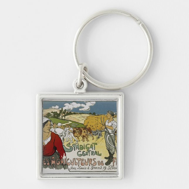 Syndicat Central Des Agricultures de France Keychain (Front)