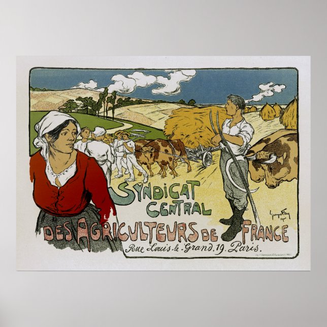 Syndicat Central Des Agricultures de France Poster (Front)
