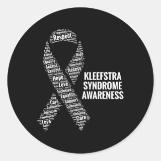 Syndrome Awareness 9q Deletion Care Advocacy Gift  Classic Round Sticker