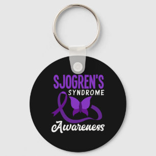 Syndrome Awareness Sjogren's Syndrome Warrior  Keychain