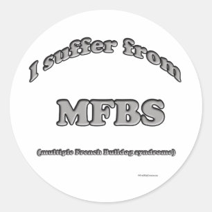 Syndrome de Bulldog en France - Sticker