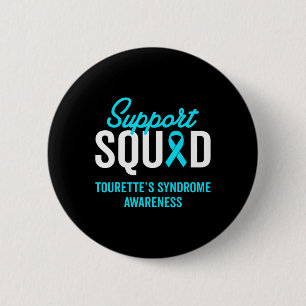 Syndrome Warrior Survivor Awareness Support Squad 2 Inch Round Button