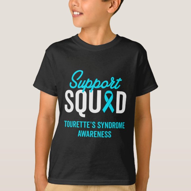 Syndrome Warrior Survivor Awareness Support Squad  T-Shirt (Front)