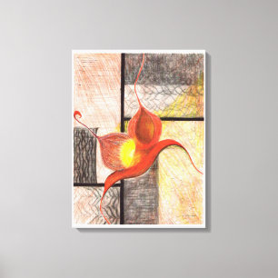 Synergy Hand-illustrated (Ivory Edge) Canvas Art
