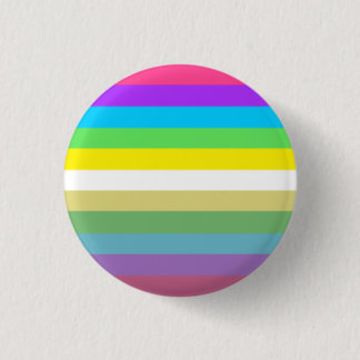 Synesthegender Pride Flag 1 Inch Round Button