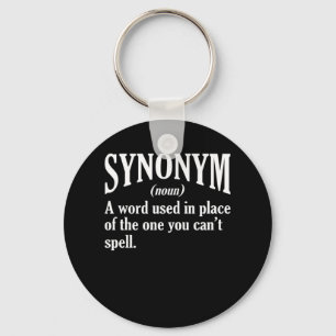 Synonym Definition English Language Teacher Keychain