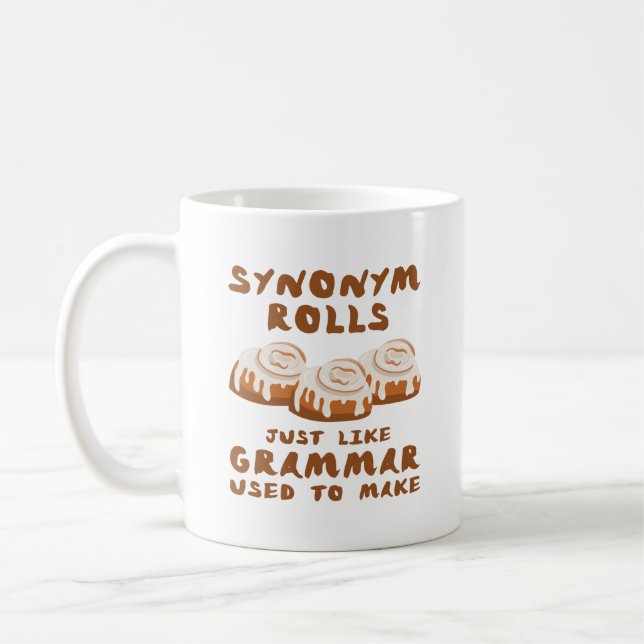 Synonym Rolls Coffee Mug (Left)