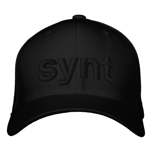 SYNT noir et beau casquette de baseball (Devant)